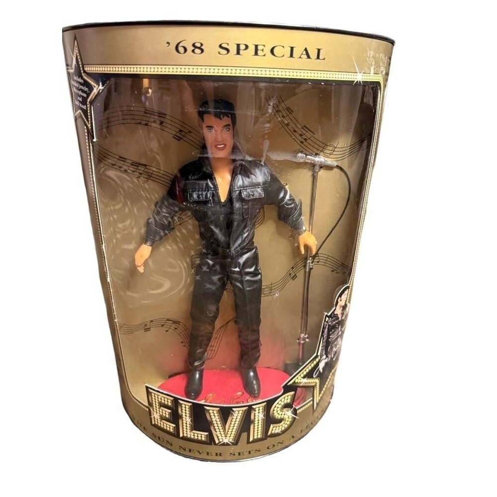 NIB Hasbro Elvis Presley ’68 Special 12-Inch Collector’s Edition Doll 1993